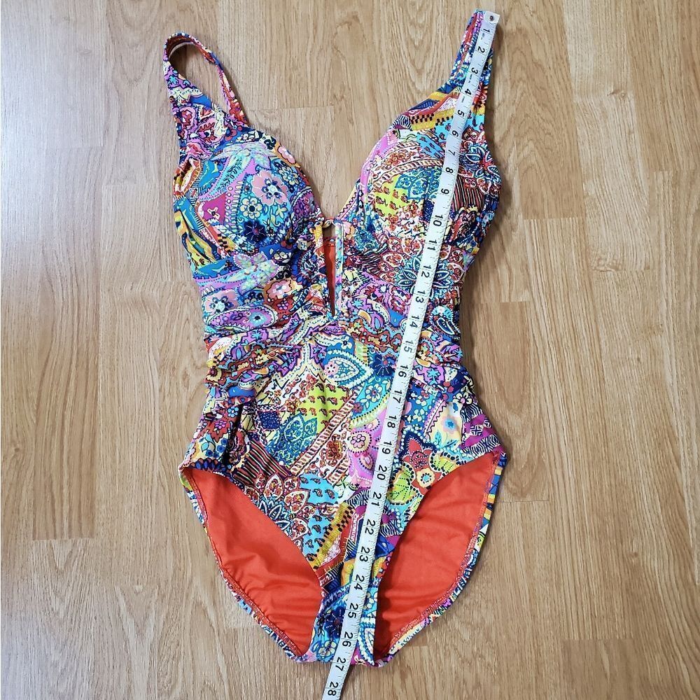 Bleu Rod Beattie Groovy Baby V-neck One Piece Swimsuit - Picture 9 of 13
